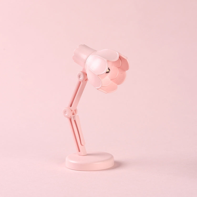 Flower Shape LED Mini Magnetic Table Lamp Foldable Bedside Night Light(09B Pink) - Bedside Light by buy2fix | Online Shopping UK | buy2fix