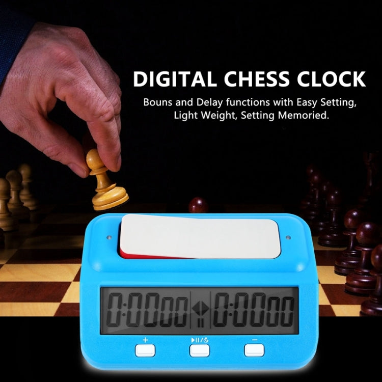 HQT101 Plastic Chess Clock Go Chess Timer(Blue) - Alarm Clocks by buy2fix | Online Shopping UK | buy2fix