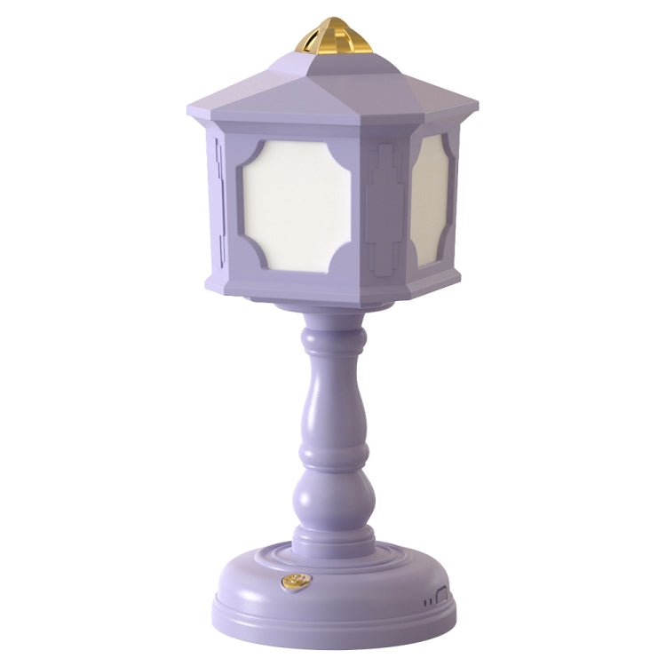 GIVELONG Retro Table Lamp USB Charging Small Night Light, Style: 321-5 Purple - Bedside Light by GIVELONG | Online Shopping UK | buy2fix