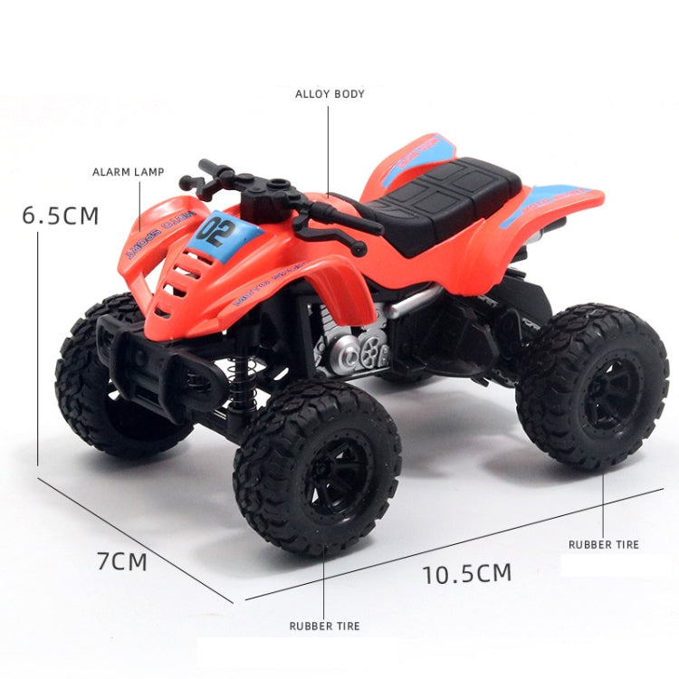 1:36 Simulated Beach Four-wheel Off-road Motorcycle Model Children Toy Car(Red) - Model Toys by buy2fix | Online Shopping UK | buy2fix