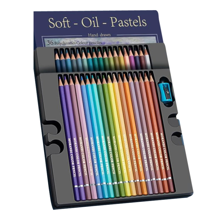 36 Colors Oily Bright Color Pencil Studio Special Set Morandi - Art Supplies by buy2fix | Online Shopping UK | buy2fix