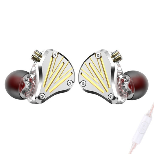 FZ In Ear Wired Cable Metal Live Broadcast Earphone, Color: With Mic Yellow - In Ear Wired Earphone by FZ | Online Shopping UK | buy2fix