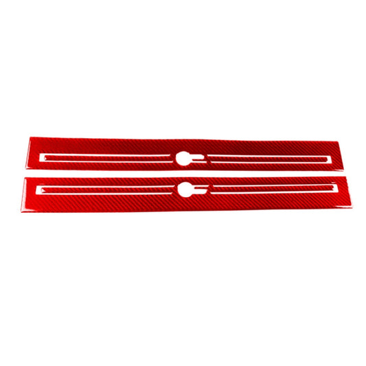 For Jaguar F-TYPE 2013+ Left And Right Drive Universal Door Sill Decorative Sticker(Red) - Car Interior Mouldings by buy2fix | Online Shopping UK | buy2fix