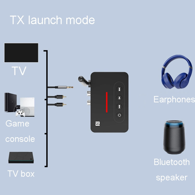 Bluetooth Audio Adapter  NFC Bluetooth Receiver Transmitter 2 In 1 With Remote Control - Audio Receiver Transmitter by buy2fix | Online Shopping UK | buy2fix