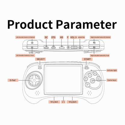 ANBERNIC RG ARC-D Handheld Game Console 4-Inch IPS Screen Linux / Android 11 System Portable Video Arcade 256G(Black) - Pocket Console by ANBERNIC | Online Shopping UK | buy2fix