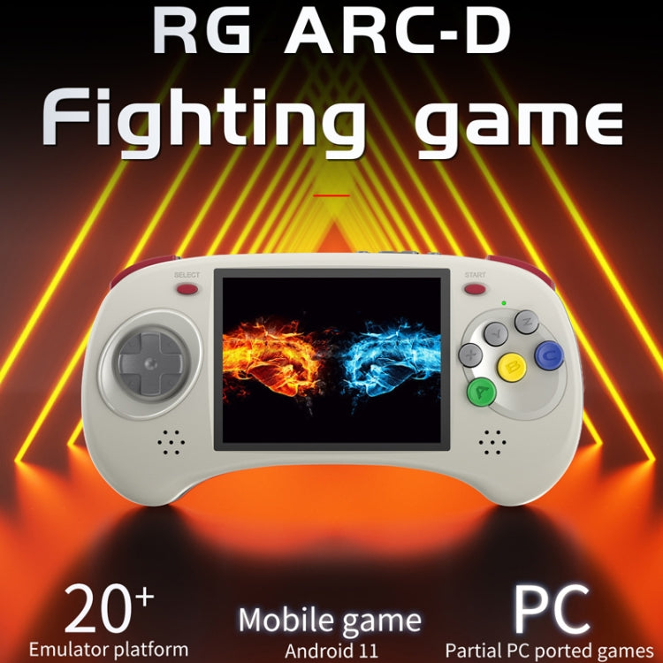 ANBERNIC RG ARC-D Handheld Game Console 4-Inch IPS Screen Linux / Android 11 System Portable Video Arcade 128G(Gray) - Pocket Console by ANBERNIC | Online Shopping UK | buy2fix