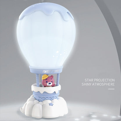 Cartoon Balloon Shape USB Charging Eye Protection LED Night Light Bedroom Reading Table Lamp, Color: Blue - Bedside Light by buy2fix | Online Shopping UK | buy2fix