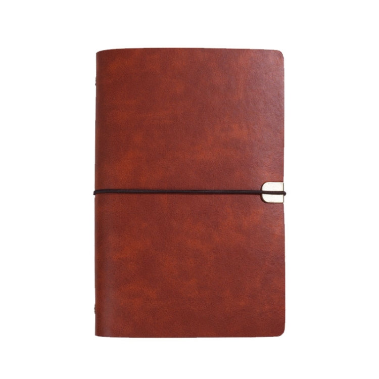 A6 Business Office Loose Leaf Notes Student Conference Diary Recording Notebooks(Red Brown) - Notebooks by buy2fix | Online Shopping UK | buy2fix