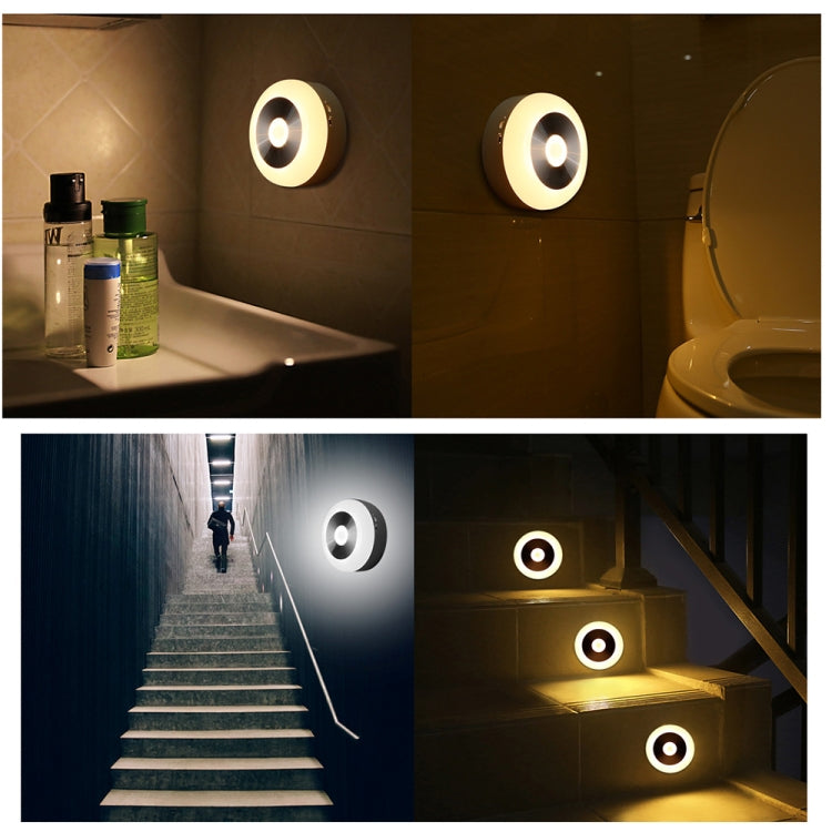 Smart Sensor Night Light Infrared Sensor Corridor Aisle Light, Spec: Charging Model(Warm White) - Sensor LED Lights by buy2fix | Online Shopping UK | buy2fix