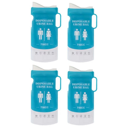 4pcs /Pack Car Disposable Emergency Rapid Coagulation Urine Bag Traffic Jam Pee Bag(13x27cm) - Stowing Tidying by buy2fix | Online Shopping UK | buy2fix