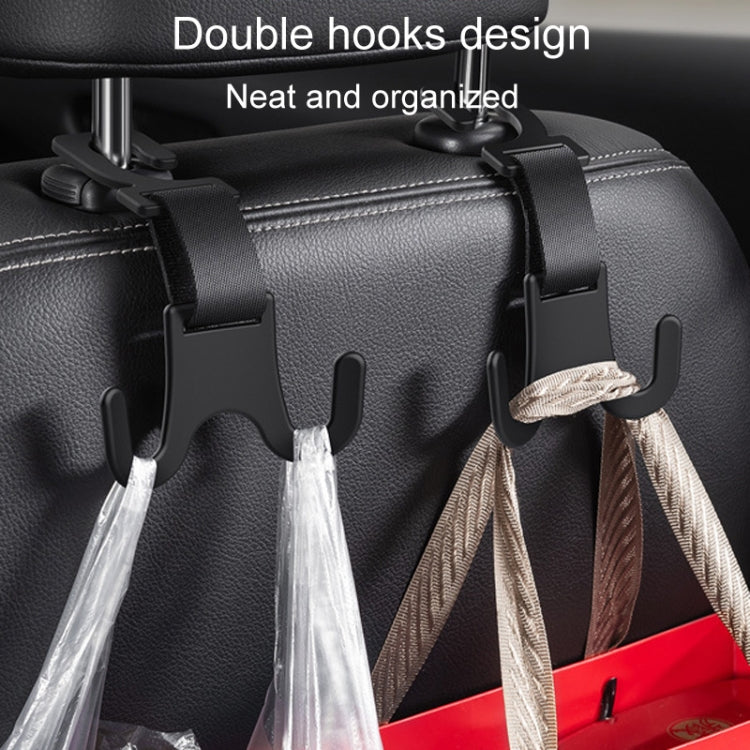 Car Electrical Bike Dual Hooks Stroller Portable Multi-Purpose Pole Hangers(Black) - Auto Fastener & Clips by buy2fix | Online Shopping UK | buy2fix