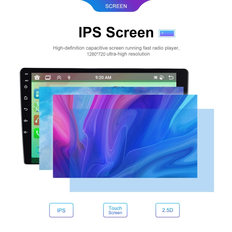 9 inch 6+128G Android Universal HD Large Screen Car Bluetooth Player Android GPS Navigation Integrated Machine(Standard) - Car MP3 & MP4 & MP5 by buy2fix | Online Shopping UK | buy2fix