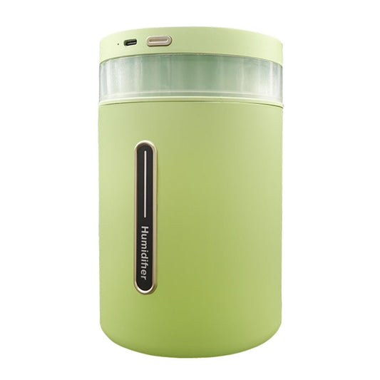 1L Home Humidifier Large Capacity Desk Aroma Mute Ambient Light Humidifier Charging Model(Green) - Air Purifiers & Accessories by buy2fix | Online Shopping UK | buy2fix