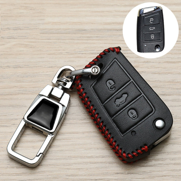 For Volkswagen Key Cover Multifunctional Keychain Anti-lost Number Plate, Style: B - Car Key Cases by buy2fix | Online Shopping UK | buy2fix