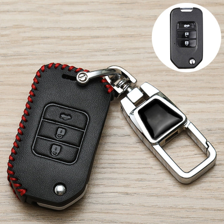 For Honda Car Key Cover Multifunctional Keychain Anti-lost Number Plate, Style: F - Car Key Cases by buy2fix | Online Shopping UK | buy2fix