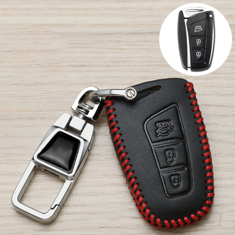 For Hyundai Car Key Cover Multifunctional Keychains Anti-lost Number Plates, Style: L - Car Key Cases by buy2fix | Online Shopping UK | buy2fix