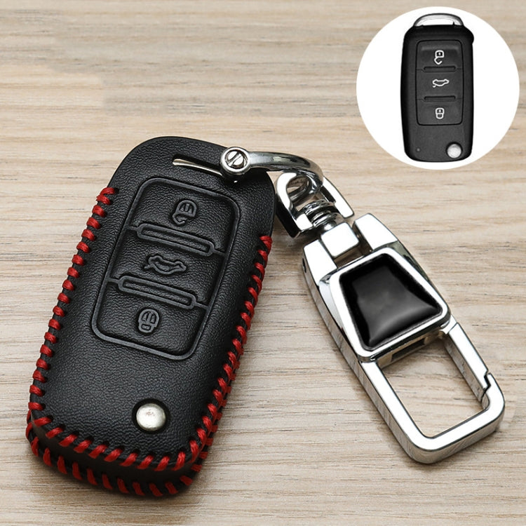 For Skoda Car Key Cover Multifunctional Keychain Anti-lost Number Plate(E) - Car Key Cases by buy2fix | Online Shopping UK | buy2fix