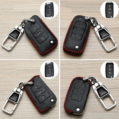 For Skoda Car Key Cover Multifunctional Keychain Anti-lost Number Plate(B) - Car Key Cases by buy2fix | Online Shopping UK | buy2fix