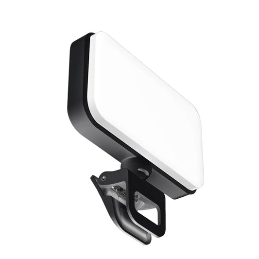 66 LEDs Selfie Fill Light Rechargeable 3 Modes Clip-on Pocket Light For Phone, Laptop, Tablet Meeting(Black) - Selfie Light by buy2fix | Online Shopping UK | buy2fix