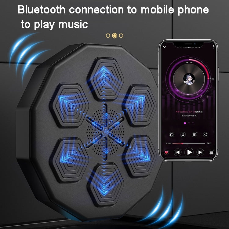 Bluetooth Intelligent Music Boxing Trainer Wall Mounted Electronic Boxing Practice With Children Gloves - Boxing by buy2fix | Online Shopping UK | buy2fix