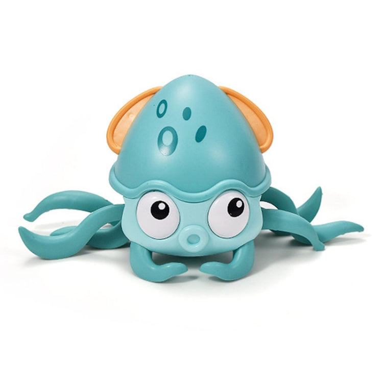 Children Electrical Sensor Octopus Toy Automatic Obstacle Avoidance Sound Light Crawling Quirky Toy(Green) - Electronic Pets by buy2fix | Online Shopping UK | buy2fix