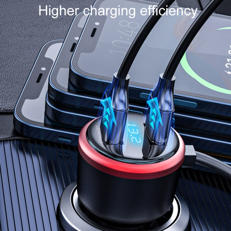 Vehicle Mini Fast Charging Charger Car One To Three Cigarette Lighter, Model: Standard Version - Car Charger by buy2fix | Online Shopping UK | buy2fix