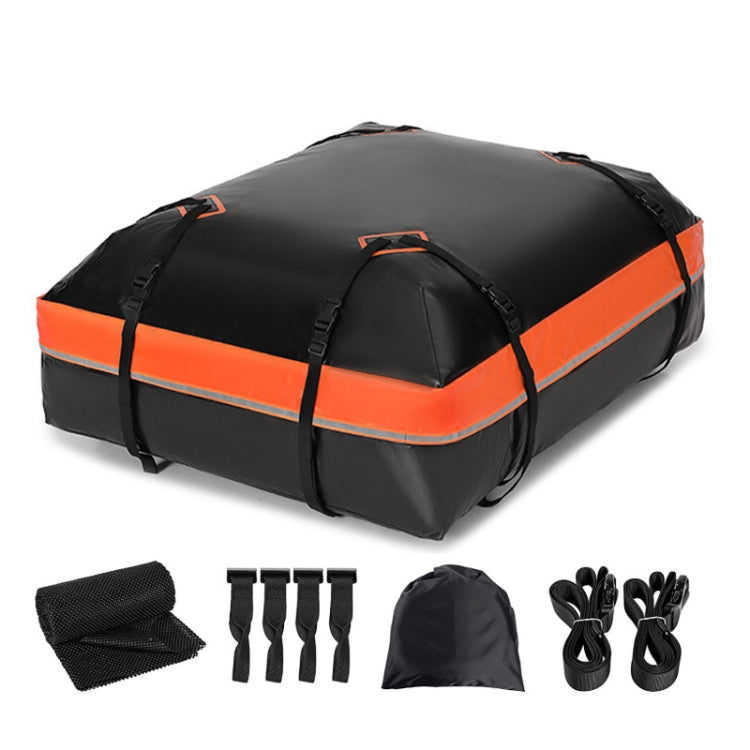15 Cubic Feet Waterproof Car Roof Storage Luggage Bag(Black) - Roof Racks by buy2fix | Online Shopping UK | buy2fix