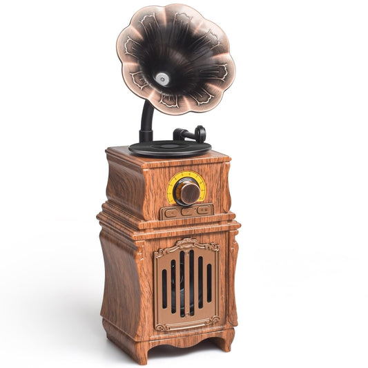 AS31 Retro Bluetooth 5.3 Speaker Radio Classic Gramophone Design Room Vintage Decor - Desktop Speaker by buy2fix | Online Shopping UK | buy2fix