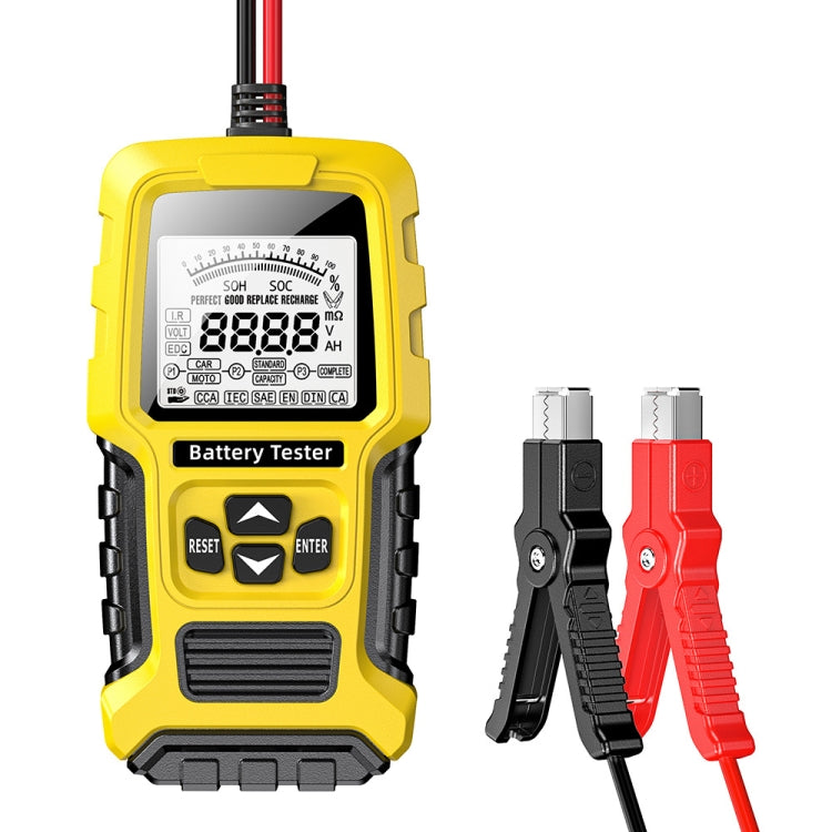 FOXSUR 12V/24V Automotive Lead-acid Battery Internal Resistance Rapid Analyzer(Yellow) - Electronic Test by FOXSUR | Online Shopping UK | buy2fix