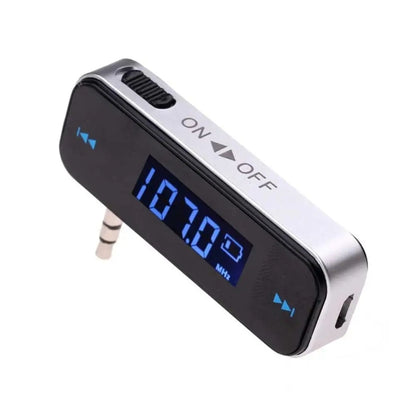 FM-01 3.5mm Music Audio FM Transmitter Mini Wireless Car MP3 Player - Bluetooth Adapters by buy2fix | Online Shopping UK | buy2fix