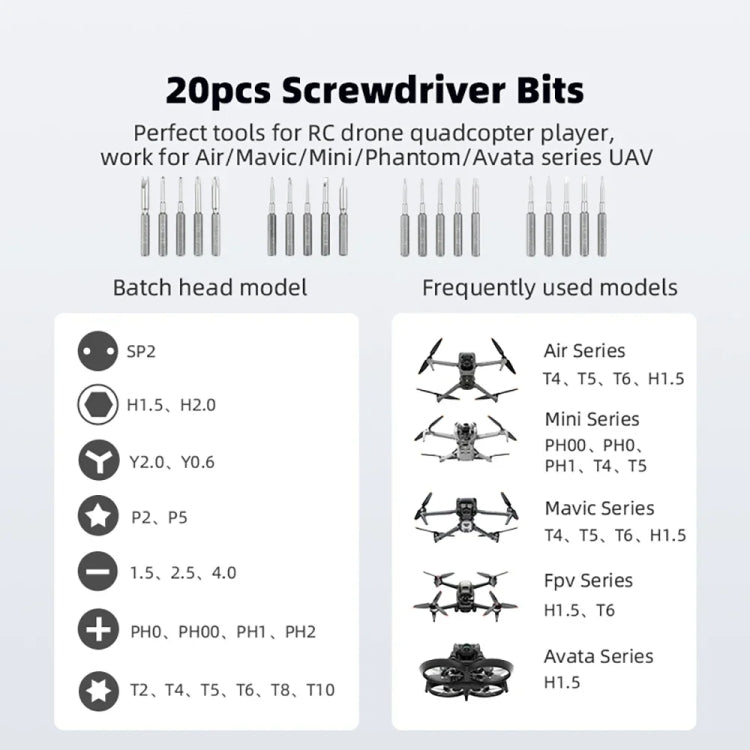 36 In 1 Multi-Function Screwdriver Kit for DJI Mavic / Air / Mini / Avata / FPV Series - Tools by buy2fix | Online Shopping UK | buy2fix