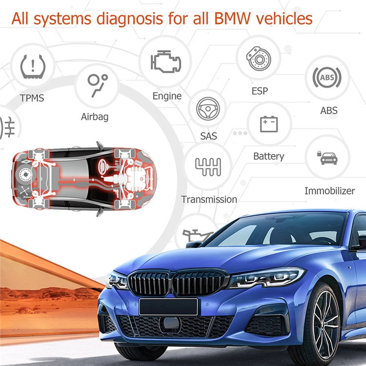 ANCEL BM700 For BMW Full System Diagnostic OBDII Tester Maintenance And Resetting Repair Tools - Code Readers & Scan Tools by ANCEL | Online Shopping UK | buy2fix