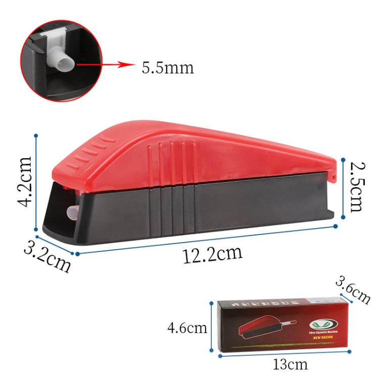 Cigarette Puller Manual Plastic Cigarette Pusher DIY Dry Cigarette Roller, Outer Diameter: 5.5mm(Color Random Delivery) - Cigarette Box & Ashtrays by buy2fix | Online Shopping UK | buy2fix