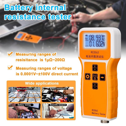 High-Precision Battery Voltage Internal Resistance Tester, Specifications: Host+Probe+Clip+Clamp - Battery & Resistance Tester by buy2fix | Online Shopping UK | buy2fix