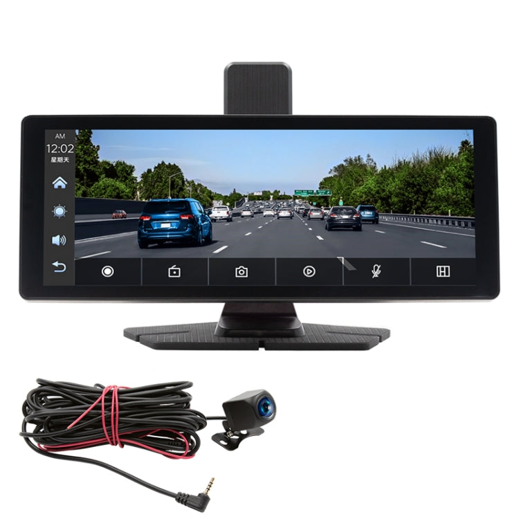 Car Bluetooth Portable DVR Monitor Support Carplay/Android Auto, Specifications: Display+ Camera - Car MP3 & MP4 & MP5 by buy2fix | Online Shopping UK | buy2fix