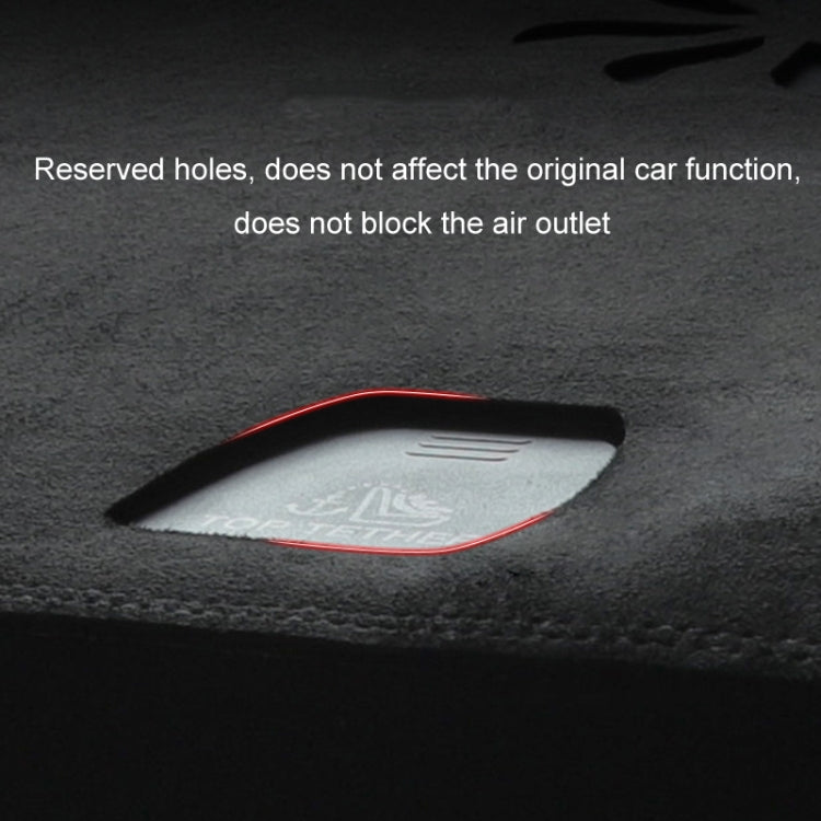 For 2024 Tesla Model 3 Rearwindow Car Suede Light-Proof Pad - Sound & Heat Insulation Cotton by buy2fix | Online Shopping UK | buy2fix