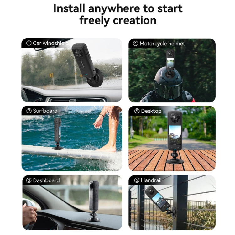 AMagisn Flexible Adhesive Mount for DJI / GoPro HERO / Insta360 Action Camera, Spec: 3 Claws - Connection Mount by AMagisn | Online Shopping UK | buy2fix