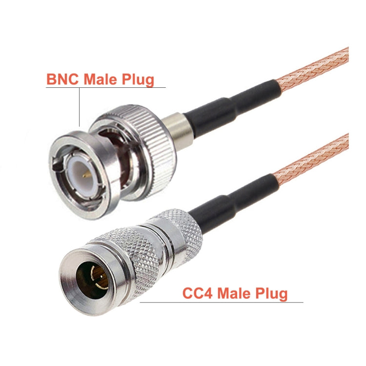 30cm BNC Male To CC4 Male Cable RG179 RF Adapter Wire - Connectors by buy2fix | Online Shopping UK | buy2fix