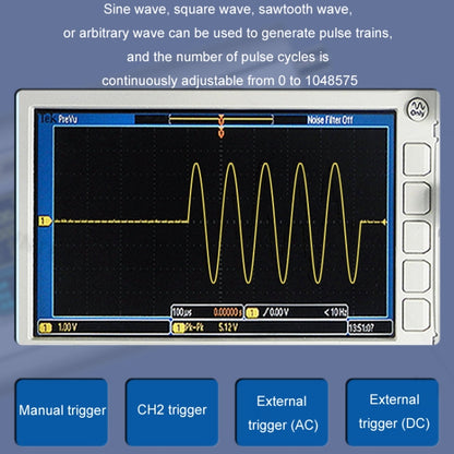 JUNTEK Programmable Dual-Channel DDS Function Arbitrary Waveform Signal Generator, Frequency: 30MHz(US Plug) - Other Tester Tool by buy2fix | Online Shopping UK | buy2fix