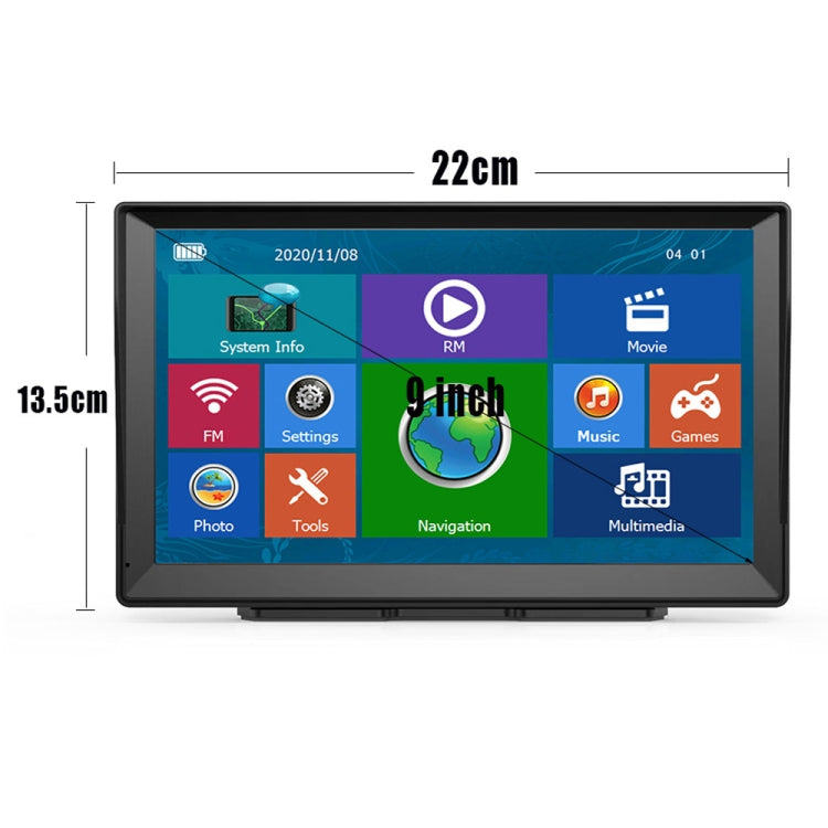 9 Inch 8G/256M Car GPS Navigator With Large Screen Capacitive Bluetooth Map, Area: Africa Map - Car MP3 & MP4 & MP5 by buy2fix | Online Shopping UK | buy2fix