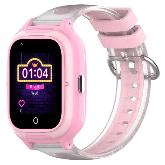 4G Kids Smart Phone Positioning Watch IP67 Waterproof / Video / Voice Calling(Pink) - Smart Watches by buy2fix | Online Shopping UK | buy2fix