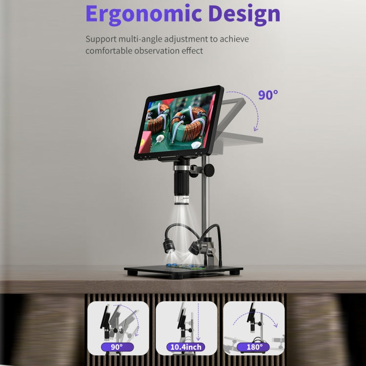 10.1 Inch Screen Repair Digital Electron Microscope(LP101-A) - Digital Microscope by buy2fix | Online Shopping UK | buy2fix