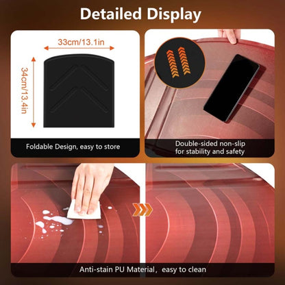 STARTRC GAMES VR Glasses Sport Game Simulation Floor Mat(Orange) - VR Accessories by STARTRC GAMES | Online Shopping UK | buy2fix