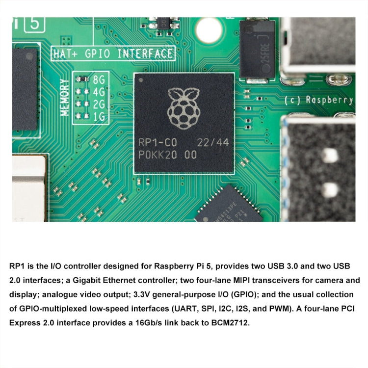 Waveshare For Raspberry Pi 5 2.4GHz Quad-Core BCM2712 Processor Development Board, Spec: 4GB - Raspberry Pi Accessories by Waveshare | Online Shopping UK | buy2fix