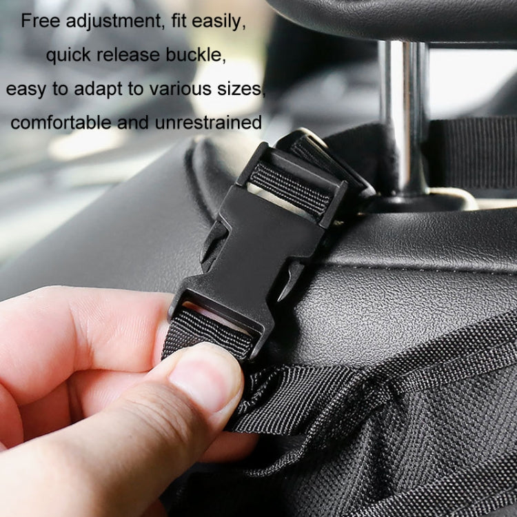 Car Seat Back Storage Hanging Bag Tablet Net Bag(Black) - Stowing Tidying by buy2fix | Online Shopping UK | buy2fix