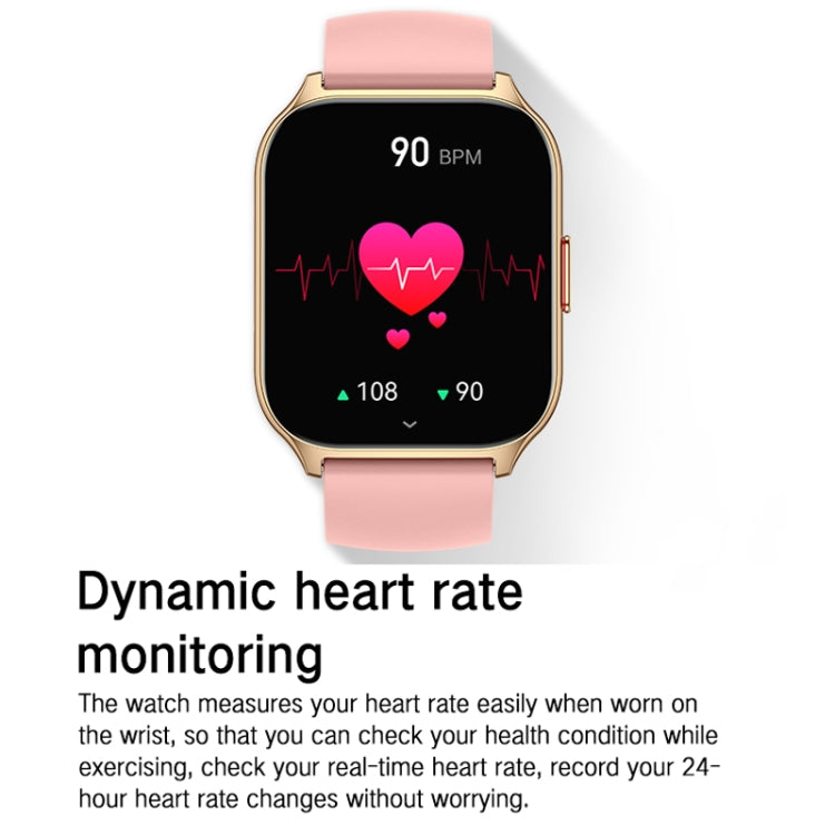 Blood Oxygen / Sleep / Heart Rate Health Monitoring Smart Watch Square Sports Watch(Black) - Smart Watches by buy2fix | Online Shopping UK | buy2fix