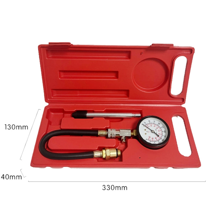 2pcs / Set G324 Motorcycle And Vehicle Cylinder Pressure Inspection Gauge Cylinder Pressure Test Tool - Tire Pressure Gauges by buy2fix | Online Shopping UK | buy2fix