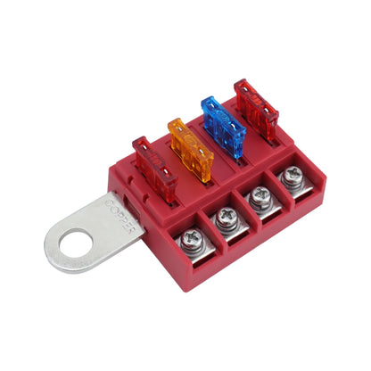 4-way RV Yacht Ignition Protection Battery Terminal Fuse Block, Specification: Three - Fuse by buy2fix | Online Shopping UK | buy2fix