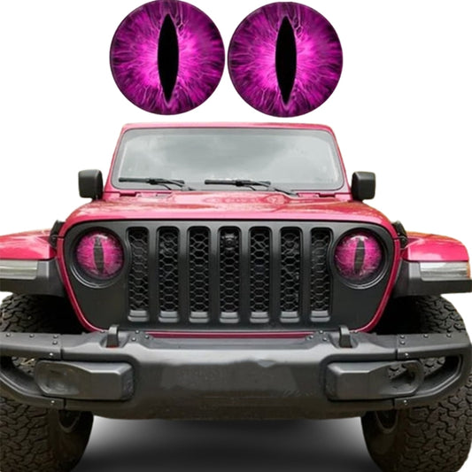 1pair Beast Eyes Headlight Decorative Stickers Off-Road Vehicle Front Lights Stereo Decals, Style: 31 - Lamp Decoration by buy2fix | Online Shopping UK | buy2fix