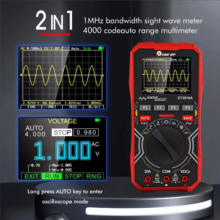 TOOLTOP 2 In 1 DIY Oscilloscope Mini Multimeter - Digital Multimeter by TOOLTOP | Online Shopping UK | buy2fix